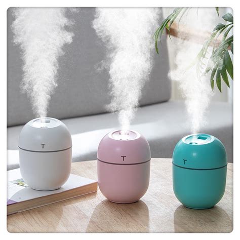 kfy 220ml mini portable usb ultrasonic air humidifier aro essential oil diffuser mist maker