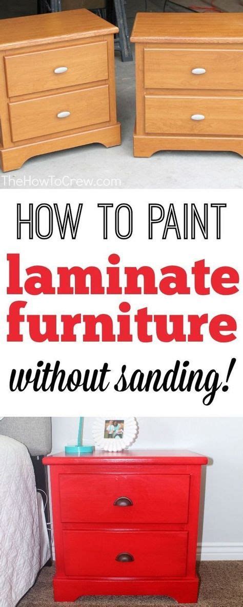How To Paint Laminate Furniture Without Sanding A Step By Step