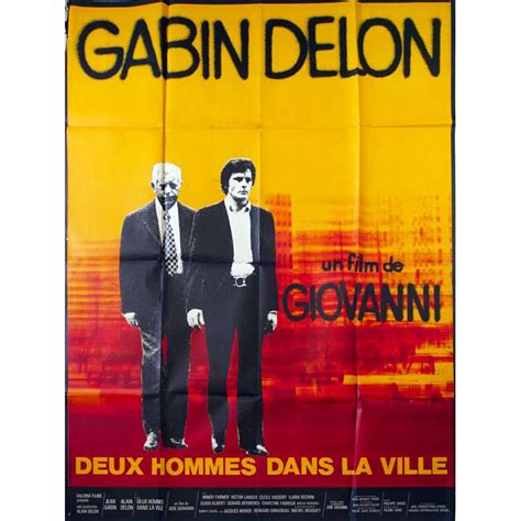 Affiche De Cinéma Française De Deux Hommes Dans La Ville