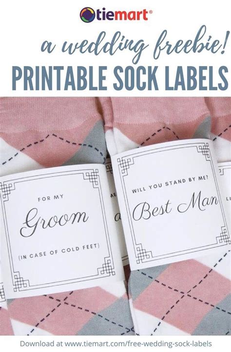 Free Printable Sock Label Template
