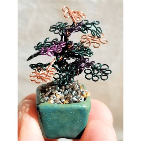 Micro Wire Bonsai Tree S7 A Cottage In The Forest