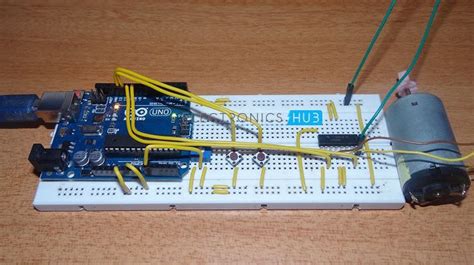 Dc Motor Control With Arduino Arduino Arduino Projects Simple