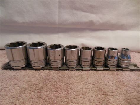 Snap On 38 Drive 8 Point Double Square Socket Set Ebay