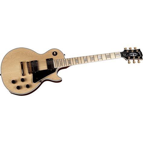 Gibson Custom Les Paul Custom Natural Finish Electric Guitar With Maple