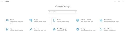 Windows 10 Settings Home Screen Issues Microsoft Community