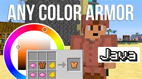 The Easiest Way To Customize Armor In Minecraft Youtube