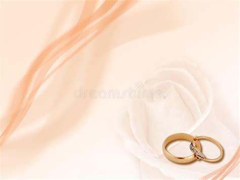 Wedding Rings Background Design Two Wedding Golden Rings On Smooth