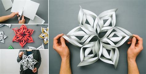 Wow These Beautiful 3d Snow Flakes Are Super Easy To Make Perfect For