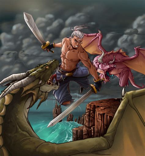 Knight Vs Dragons By Nadart12 On Deviantart