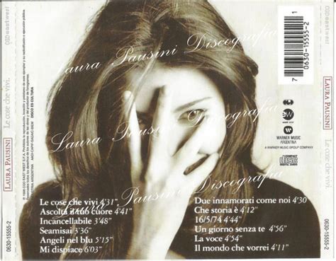 1996 Le Cose Che Vivi Laura Pausini Discografia