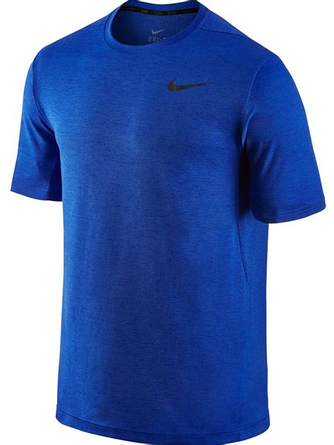 Nike Nike Dri Fit Touch Ultra Soft Mens T Shirt Light Blueblack