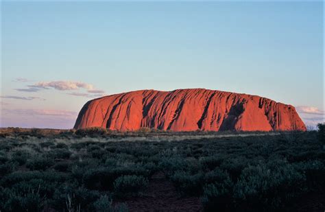 Uluru Or Ayers Rock Is A Massive Sandstone Monolith In The Northern