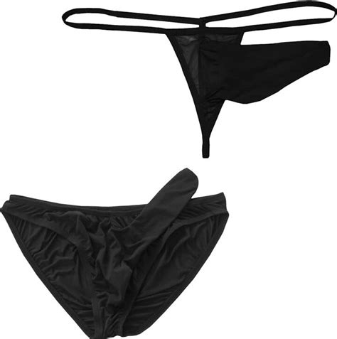 Vemefufu Pcs Men S Thongs G Strings Mankini For Men Uk Hot Funy Lingerie Briefs Triangle Long U