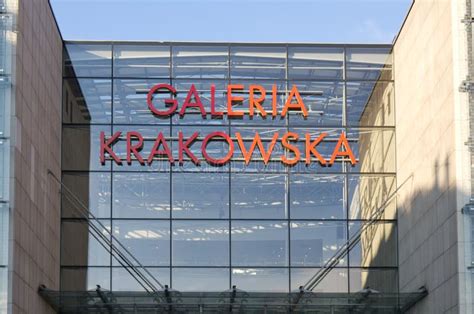 Galeria Krakowska Shopping Centre Krakow Poland Editorial Stock
