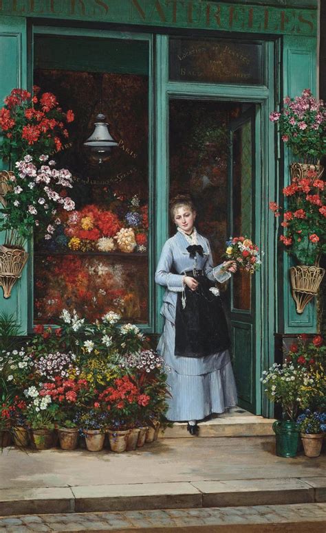 Jules Emile Saintin French 1829 1894 La Bouquetière 19th Century