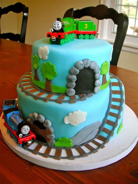 What they love most is their birthday cakes. Thomas the Train | Train birthday cake, Childrens birthday ...