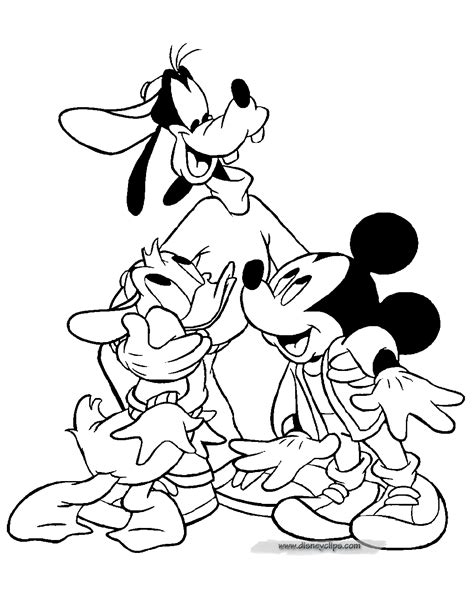 Mickey mouse was born on 1928. Mickey Mouse & Friends Coloring Pages 2 | Disney Coloring Book