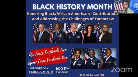Black History Month Virtual Event Join Us In Honoring African