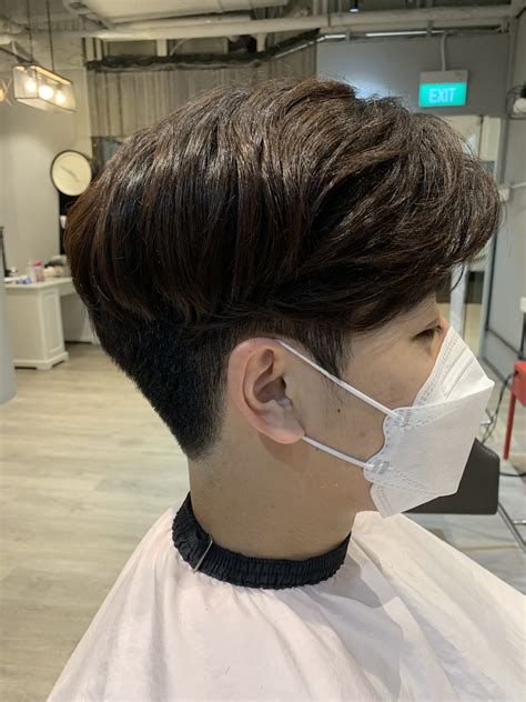 Mens Perm Cut The Wiz Korean Hair Salon Singapore