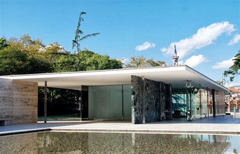 Mies Van Der Rohe Barcelona Pavilion A Display Of Modern Architecture