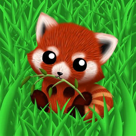 Adorable Kawaii Red Panda Drawing 2ad54c7112b367e0bd26442c47e1ffa4