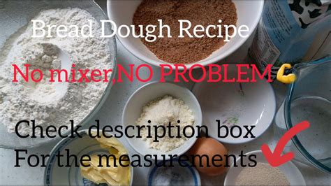 What makes pizza dough sticky? How to make bread dough without a mixer||Hand knead dough ...