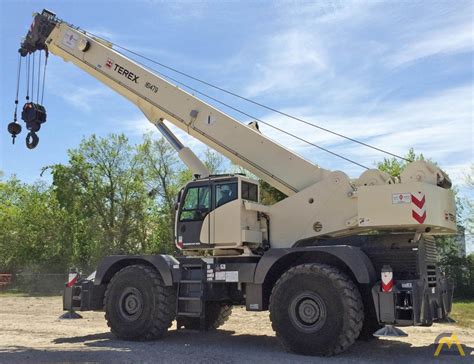 Terex Quadstar 1100 110 Ton Rough Terrain Crane For Sale Or Rent Hoists