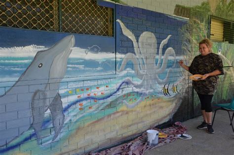 Hastings Valley Netball Associations New Mural To Help Deter Graffiti