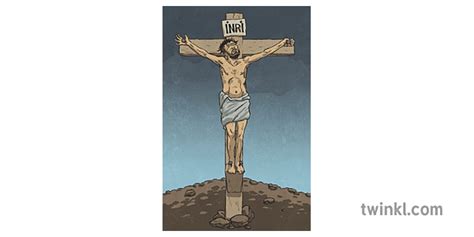 Crucifixion Illustration Twinkl