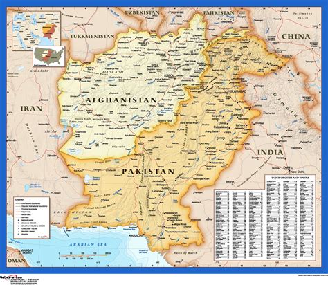 Afghanistan Maps Detailed Political Map Of Afghanistan