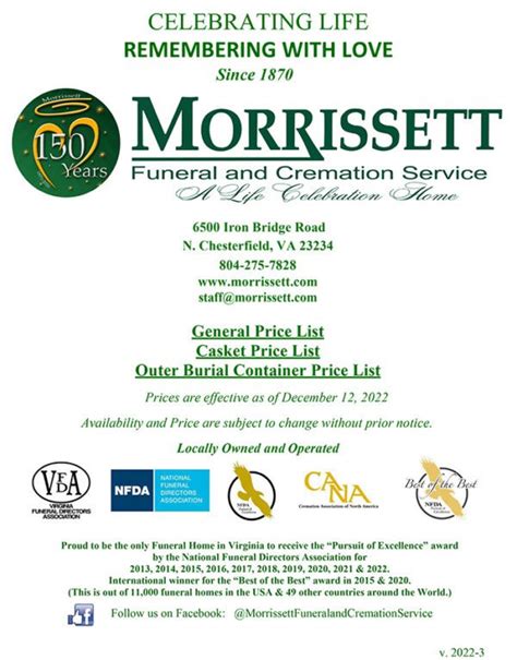 Funeral Merchandise Morrissett Funeral And Cremation Service