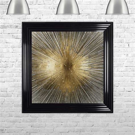 Radiant Gold Framed Wall Art By Shh Interiors 75cm X 75cm 1wall