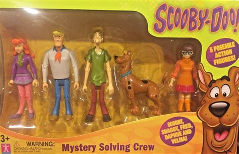 Scooby Doo Mystery Solving Crew 5 Figure Set Sccooby Shaggy Fred Daphne Velma 1957555517