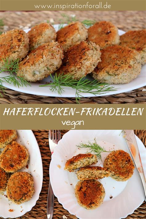 Haferflocken - Frikadellen vegan außen knusprig innen saftig