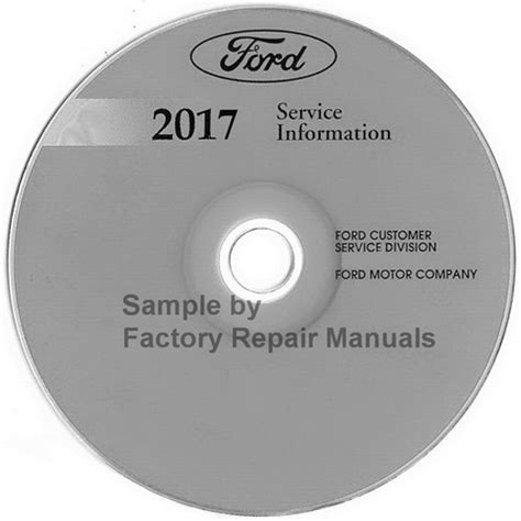 2017 Ford Escape Factory Service Manual Original Shop Repair Cd