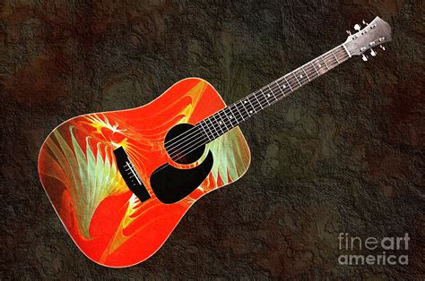 Wings Of Paradise Abstract Guitar Photograph By Andee Design
