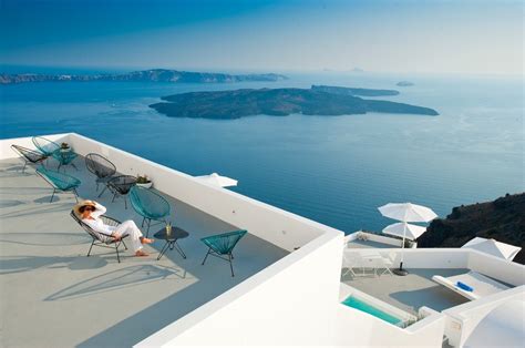 Santorini Deck With Amazing Ocean View Interior Design