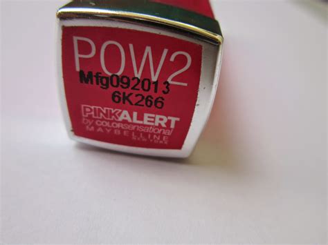 Maybelline Pink Alert Lipstick Pow2 Swatches And Review Beauty And Brunch