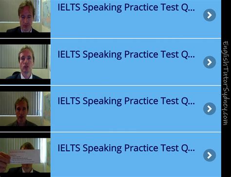 IELTS Speaking Practice Test Questions English Exam Preparation Help Series English