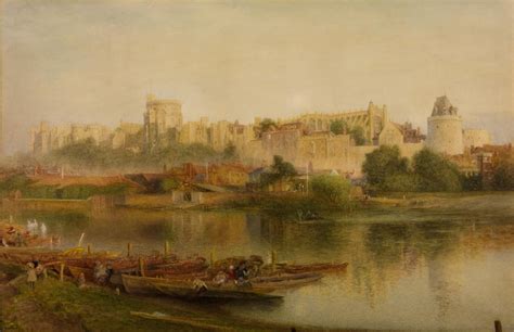233 Windsor Castle Windsor Berkshire Painting Landscape Artist Art