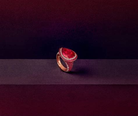 18 Karat Rose Gold White Diamonds Mozambican Rubies And Rubellites Cocktail Ring For Sale At 1stdibs