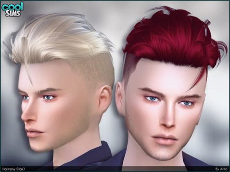 The Sims Resource Harmony Hair By Anto ~ Sims 4 Hairs