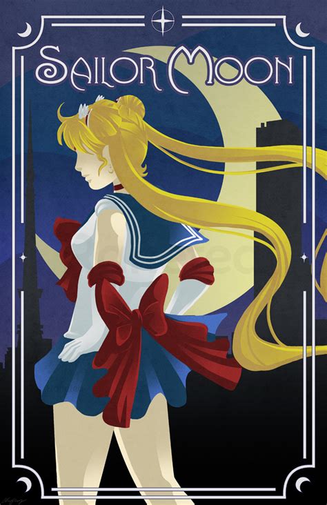 Art Deco Sailor Moon By Ranefea On Deviantart