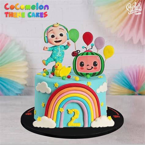 Cocomelon Party Palooza Birthday Cake Sachas Cakes