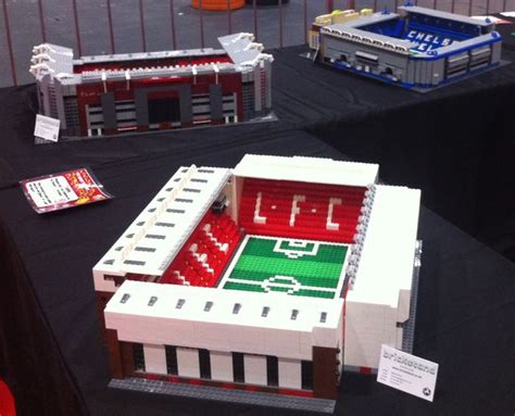 A british designer has used more than 25,000 pieces of lego to build impressive models of old trafford, anfield and highbury. With work underway on Liverpool FC's Anfield expansion ...