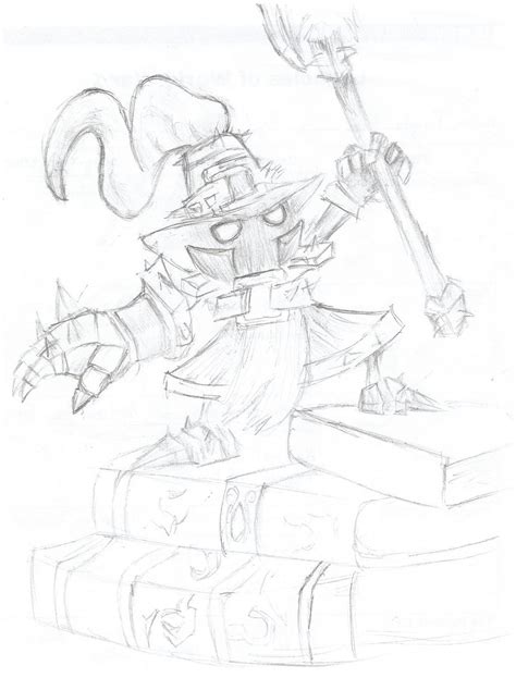 Veigar One Hour Sketch By Pkmnyab On Deviantart