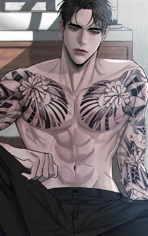 Sexy Shirtless Anime Guys