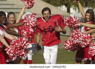 Cheerleader Football Player Images Stock Photos Vectors Shutterstock