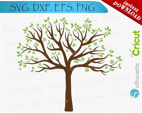 Free tree svg cut file