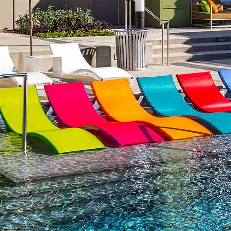 Home improvement reference related to pool lounge chairs commercial. Aqua Sling Pool Furniture Chaise Lounges, Hotel Pool ...